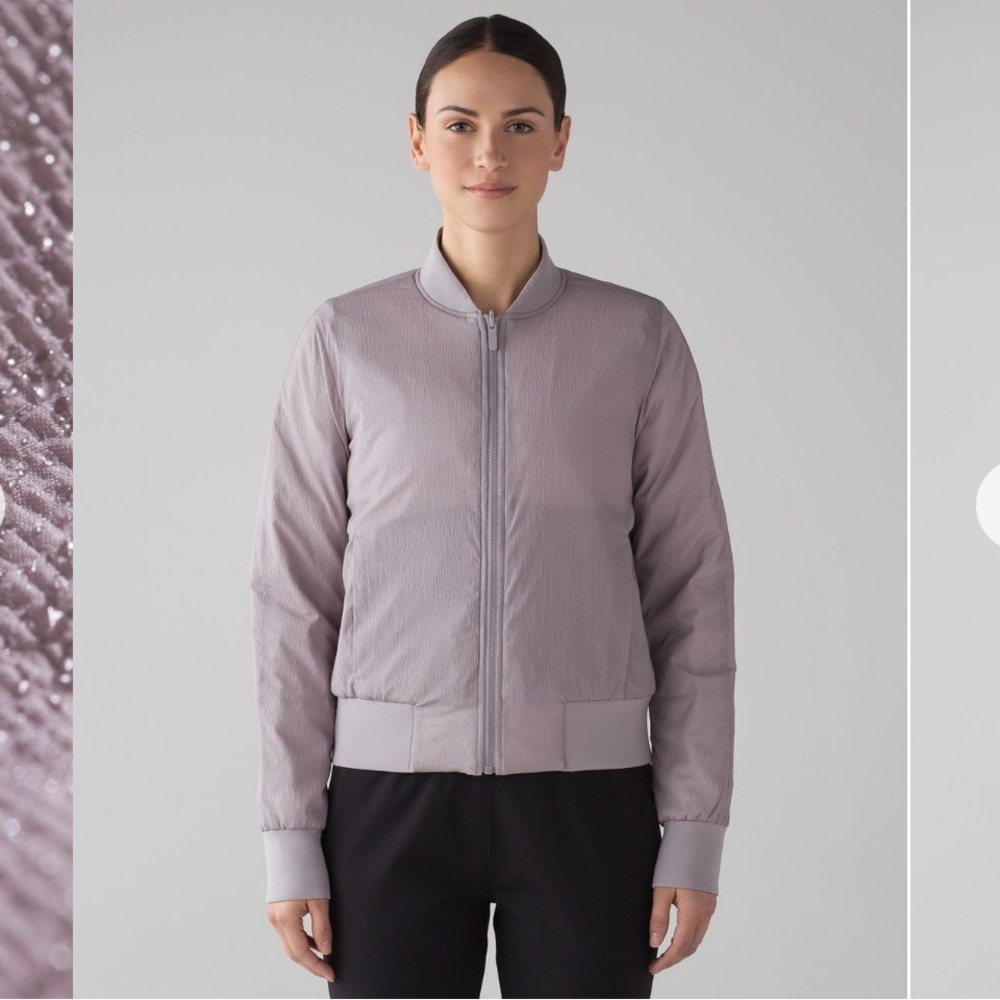Lululemon Non-Stop Bomber *Reversible Size 4